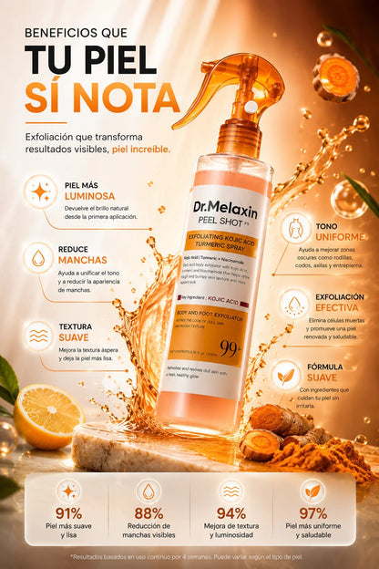 Compra 1 y Llévate 2 - Dr. Melaxin Peel Shot™ Exfoliante Corporal Kojic + Cúrcuma