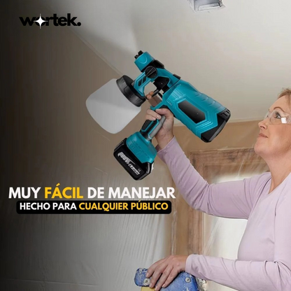 Pistola Pulverizadora Inalámbrica Profesional + 2 Baterías de Regalo