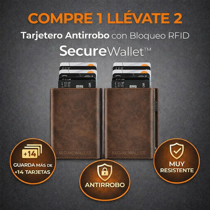 Compre 1 Llévate 2 - Tarjetero Antirrobo SecureWallet™