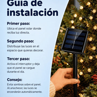 Luces Navideñas Solares NaviSolar