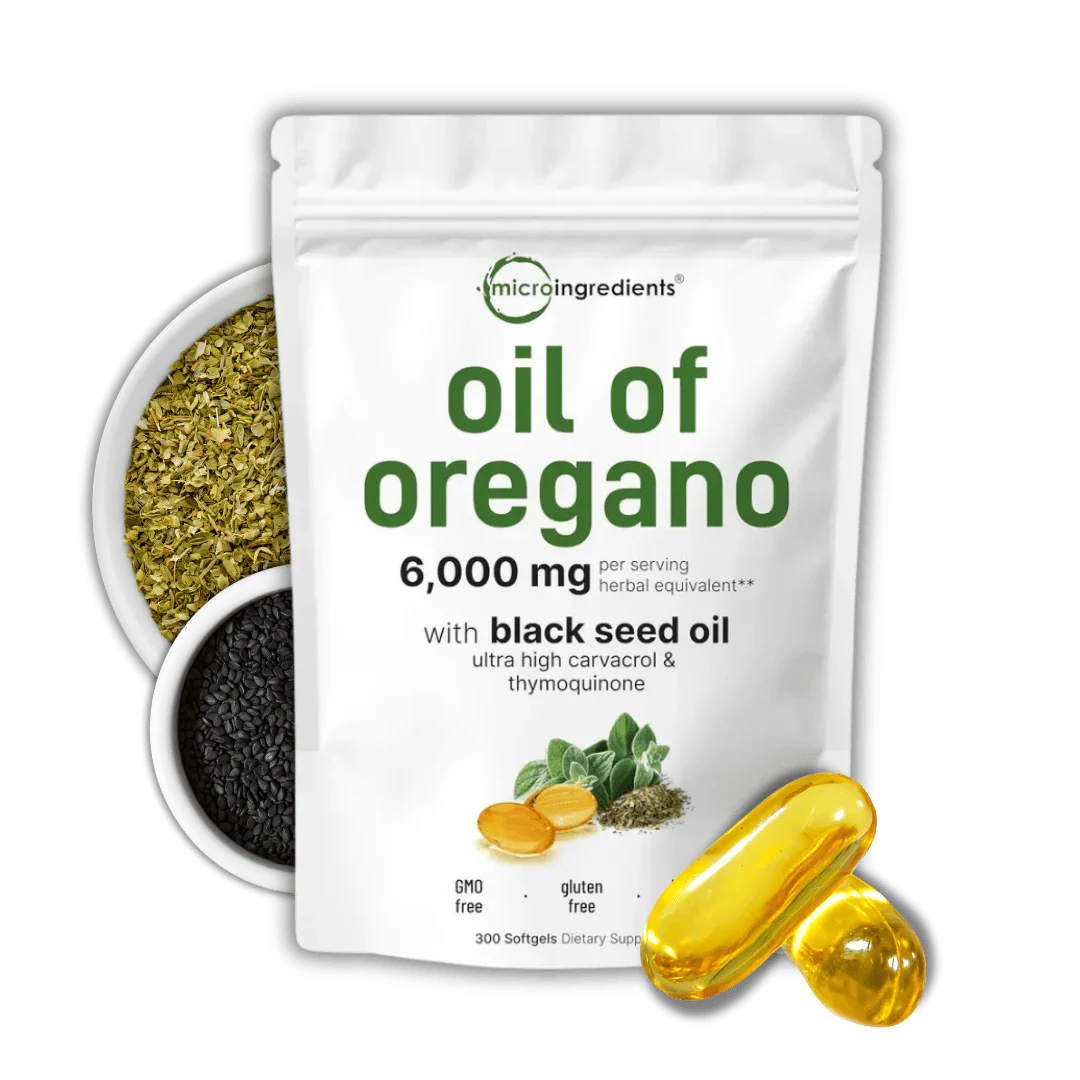 OregaFort Aceite de Orégano con Semilla Negra 6000 mg