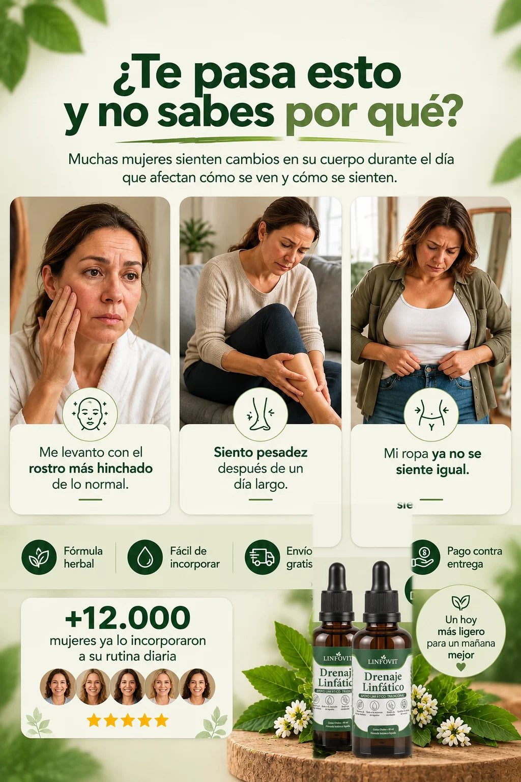 ¿Te pasa esto y no sabes por qué? Rostro hinchado al levantarte, pesadez después de un día largo, ropa que ya no se siente igual